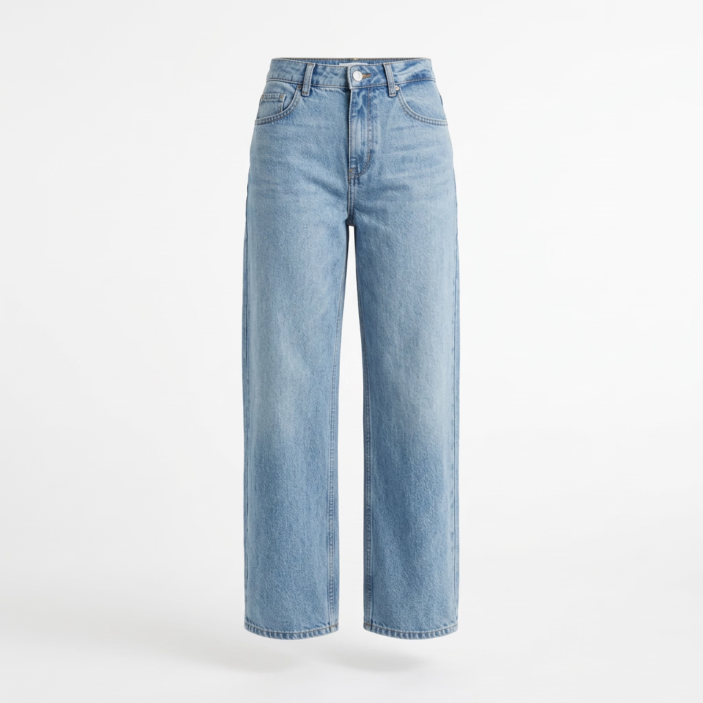 ASOS DESIGN Women's Comfort-Stretch Vintage Blue Mid-Rise Straight Leg Jeans - Gomix Brands Outlet